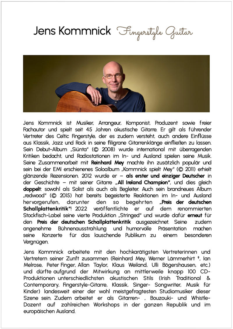Info Jens Kommnick